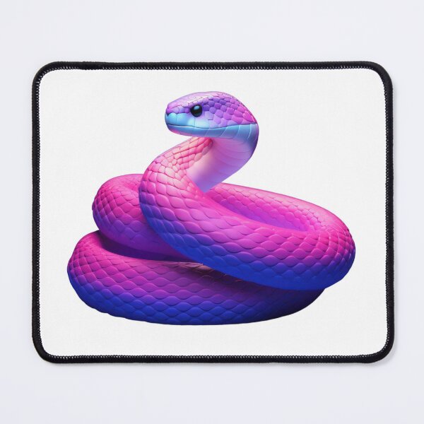 Item preview, Bright Pink Poisonous Snake designed and sold by beddreams.