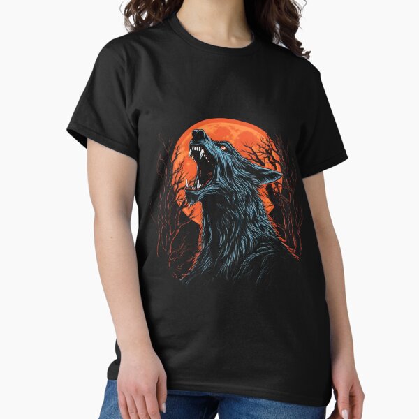 Item preview, Werewolf Howls Under Harvest Moon designed and sold by Beast-N-Branch.