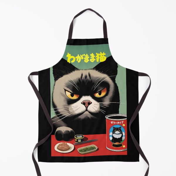 Artikelvorschau, Egoistische Katze japanische Retro-Werbung. Yakuza-Ausgabe entworfen und verkauft von vendigo.