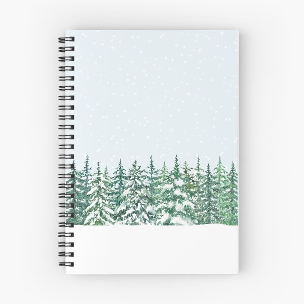 Item preview, Snowy Winter Pine Trees designed and sold by shopcosmiclatte.