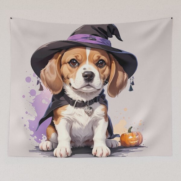 Item preview, The Beagle Halloween Cutie designed and sold by DevushkaStore.