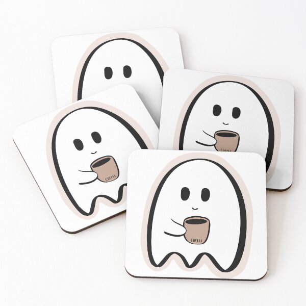 Item preview, coffee lover ghosty designed and sold by Dani-lapetite.