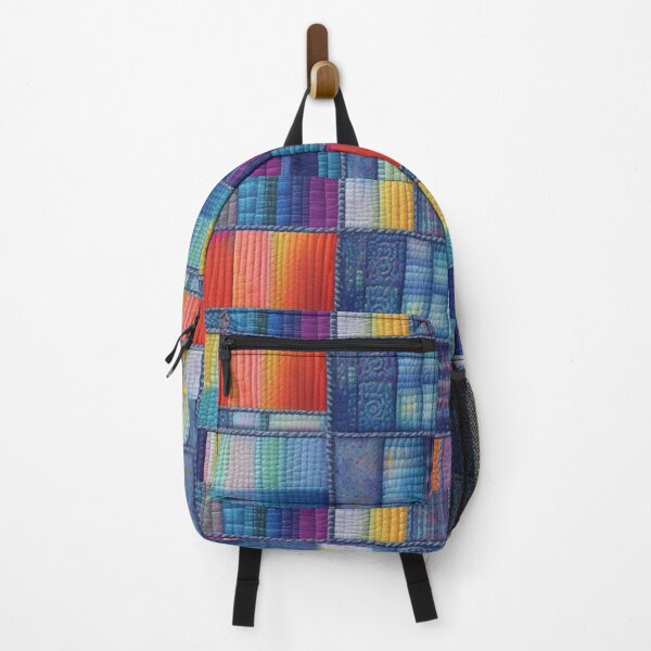 Item preview, Colorful denim Patchwork  designed and sold by Roxburylane.