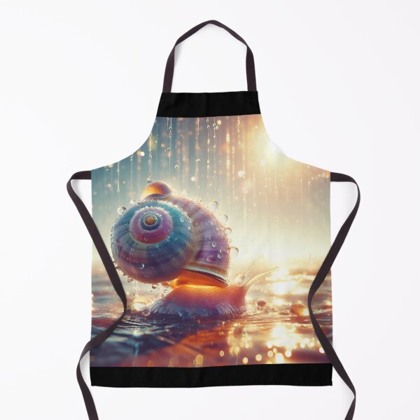 Item preview, Colorful snail in the rain with sun glare. designed and sold by ART-POD-PL.