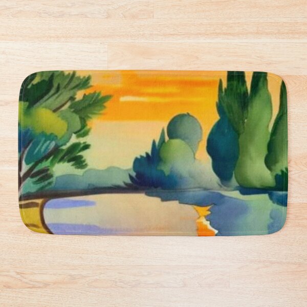 Item preview, Cypress and Olive trees by lake designed and sold by George Hutton Hunter.