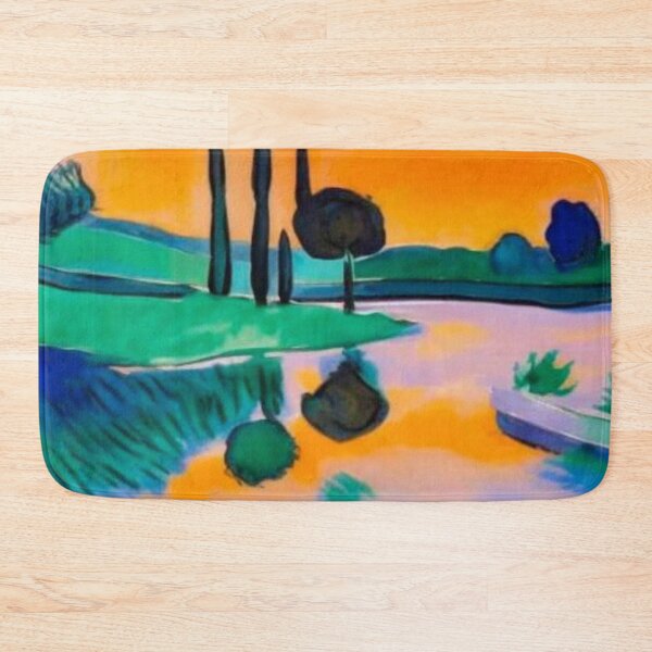 Item preview, Cypress and Olive trees by river designed and sold by George Hutton Hunter.