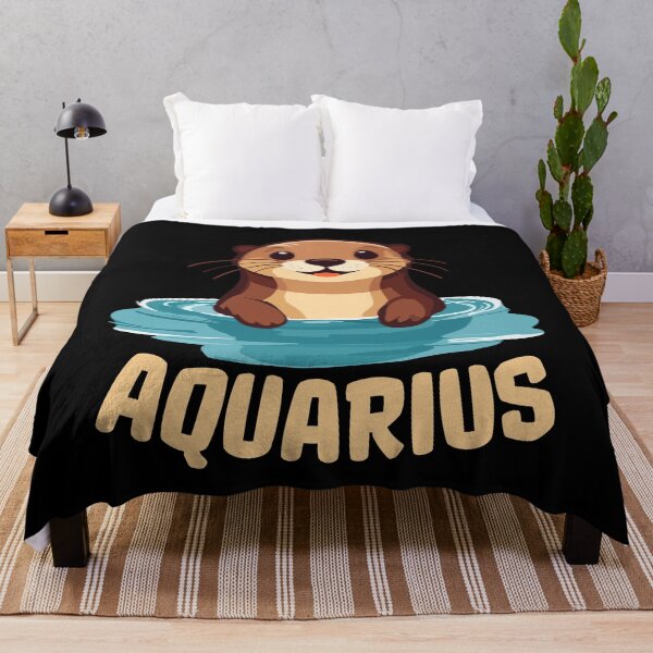 Item preview, Cute Aquarius Zodiac Sign designed and sold by ElCrocodel.