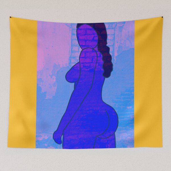 Item preview, Female nude, semi-abstract digital painting designed and sold by pulchritude560.