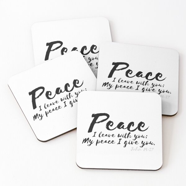 Item preview, Peace I leave with you | John 14:27 designed and sold by WordsToArt.