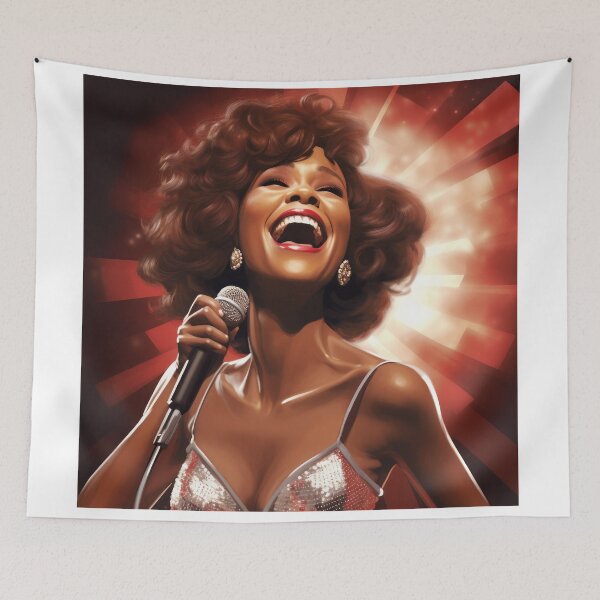 Item preview, Whitney Houston designed and sold by LLartstation.