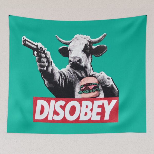 Item preview, Bull and Disobey designed and sold by Custom Crest.