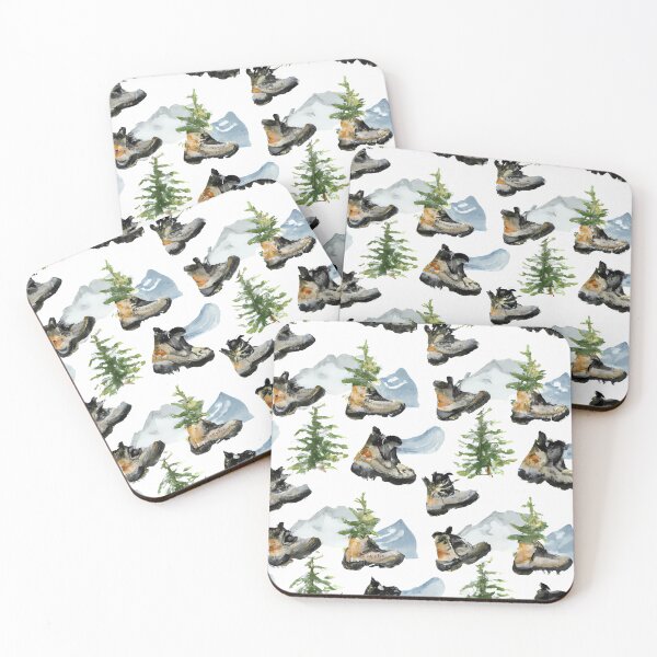 Item preview, Hikng Boots Trees Snow designed and sold by backpkrs.