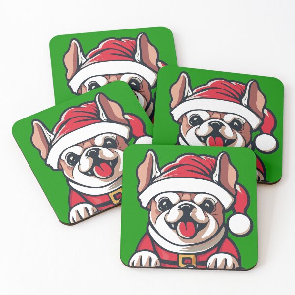 Item preview, Santa Paws Cute Santa Dog Design - Cute Winter Holiday Christmas Pet designed and sold by CoffeeJoeMugs.