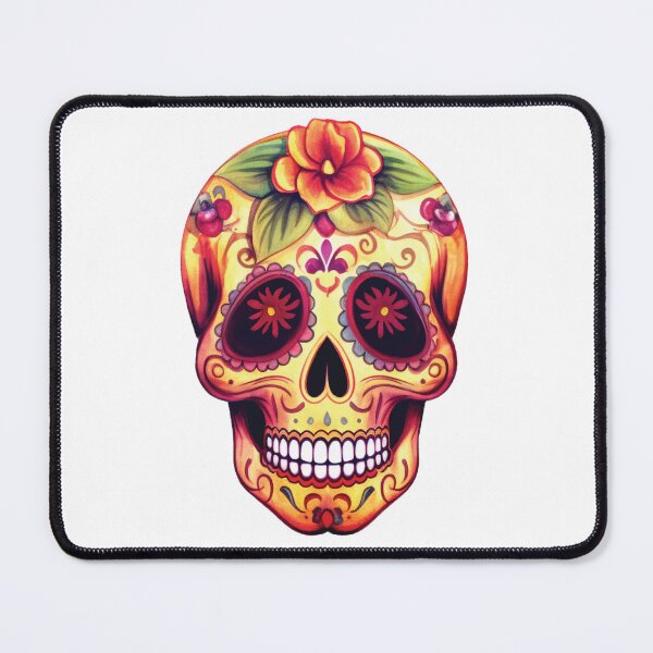 Item preview, Day of the Dead Flower Skull designed and sold by AttiPop.