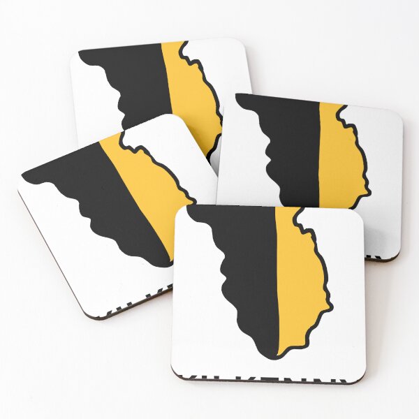 Item preview, KILKENNY - County Colours Tees - Black and Amber Of Kilkenny - Irish Tees and Gifts designed and sold by Melty Shirts.