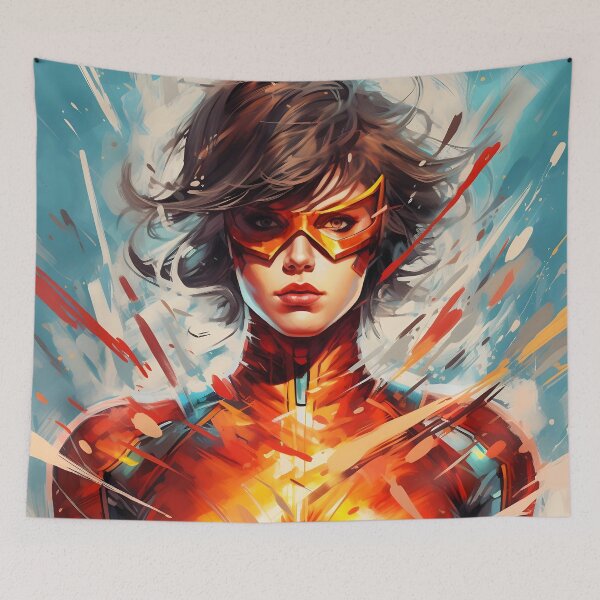 Item preview, Female Superhero Resolute Stare designed and sold by dcrc.
