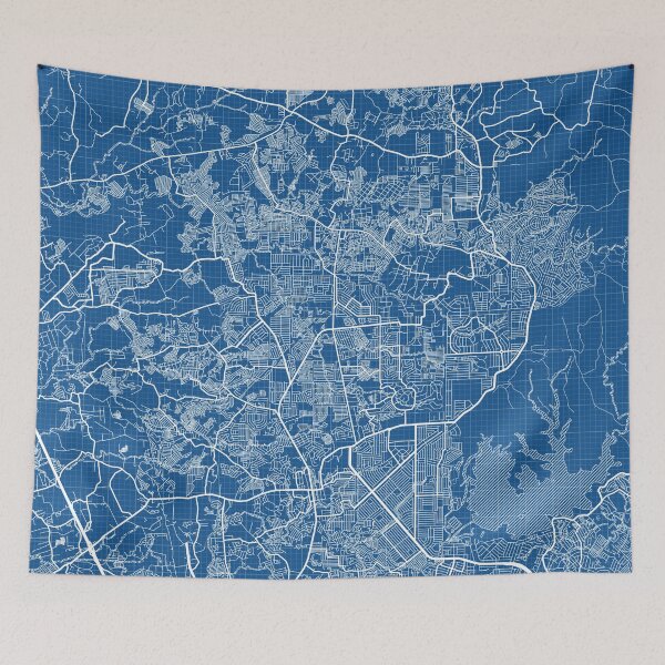 Item preview, Caloocan City Map of the Philippines - Blueprint designed and sold by deMAP.
