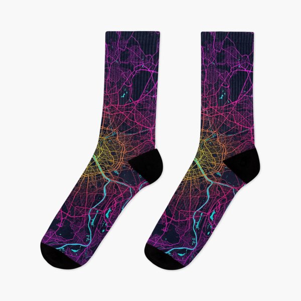 Item preview, Paris City Map of France - Neon designed and sold by deMAP.