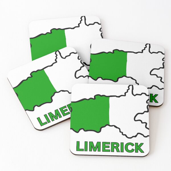 Item preview, LIMERICK - County Colours Tees - Green and White Of Limerick - Irish Tees and Gifts designed and sold by Melty Shirts.