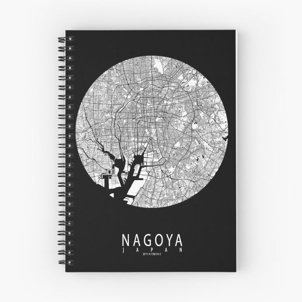 Item preview, Nagoya City Map of Japan - Full Moon designed and sold by deMAP.
