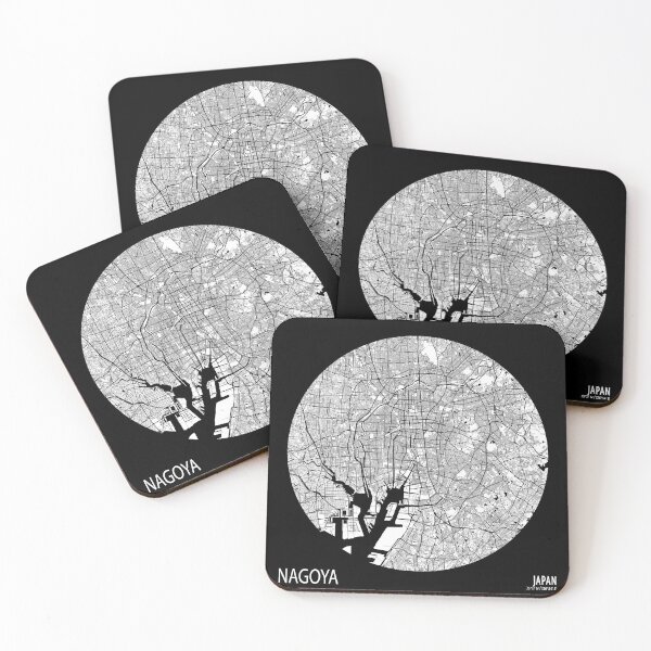Item preview, Nagoya City Map of Japan - Full Moon designed and sold by deMAP.