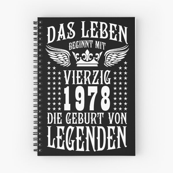 Item preview, Life begins with forty 40 1978 The birth of legends designed and sold by Margarita-Art.