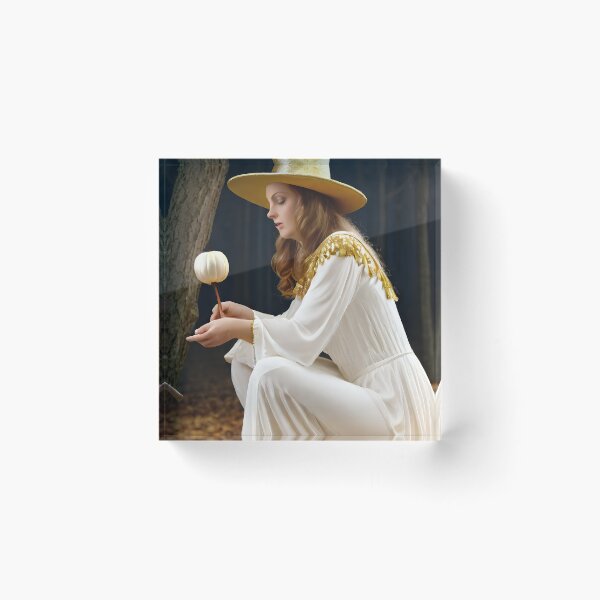 Item preview, Pretty White Witch With Magic Flower designed and sold by KoliBabb.