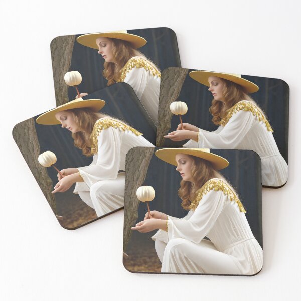 Item preview, Pretty White Witch With Magic Flower designed and sold by KoliBabb.