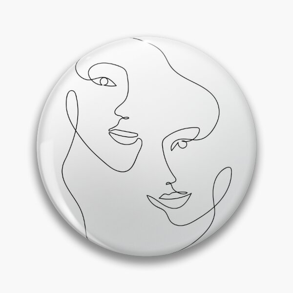 Item preview, Minimalistic One Line Art Couple  designed and sold by eva8designs.