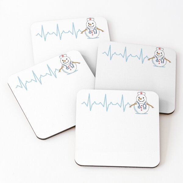 Item preview, Heartbeat Nurse Snowman Nurse Christmas designed and sold by FirstTouch.