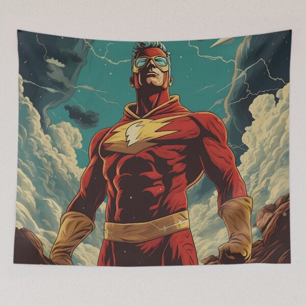 Item preview, Male Superhero Resolute Stare designed and sold by dcrc.