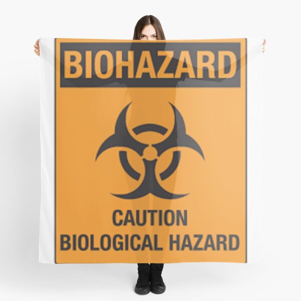 Biohazard, Caution Biological Hazard Scarf