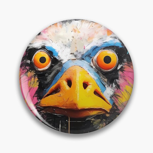Item preview, Bird Art: Ostrich WOW-some. designed and sold by GiveMeMood.