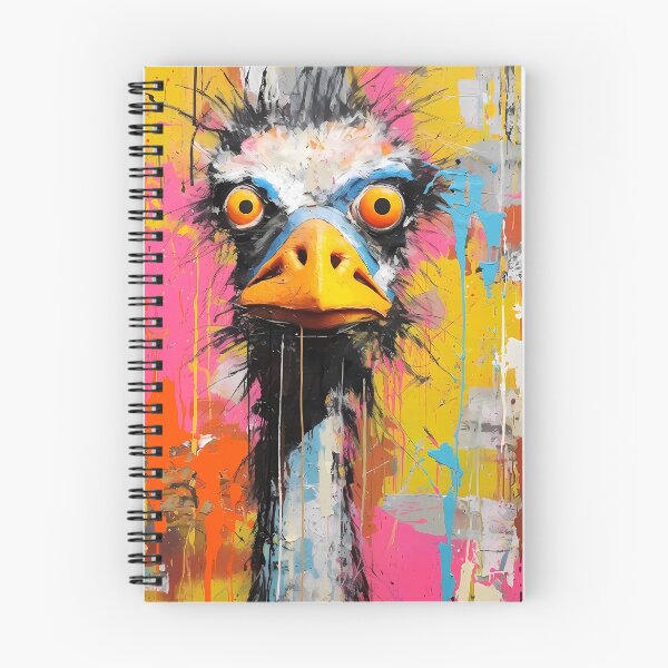 Item preview, Bird Art: Ostrich WOW-some. designed and sold by GiveMeMood.