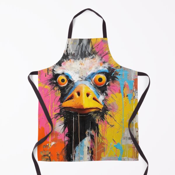 Item preview, Bird Art: Ostrich WOW-some. designed and sold by GiveMeMood.