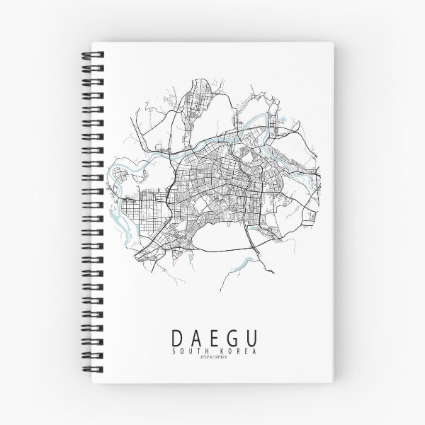 Item preview, Daegu City Map of South Korea - Circle designed and sold by deMAP.