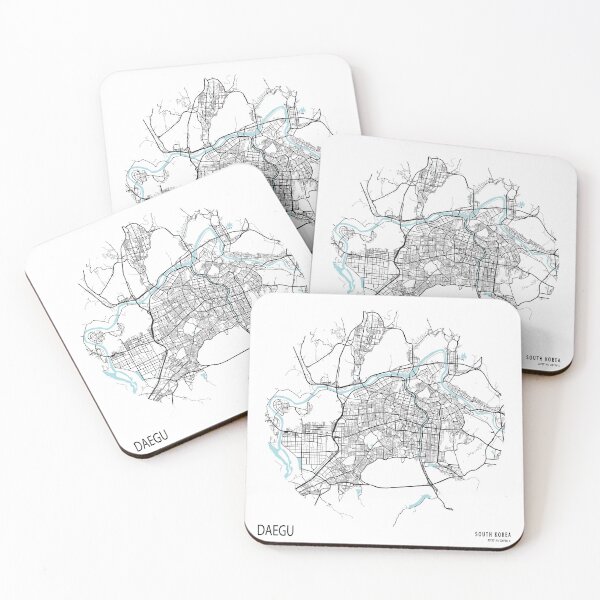 Item preview, Daegu City Map of South Korea - Circle designed and sold by deMAP.