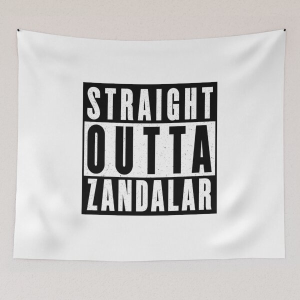 Item preview, Funny Warcraft Straight Outta Zandalar Design designed and sold by jmtees6.