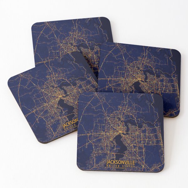 Item preview, Jacksonville, Florida, USA - City At Night designed and sold by deMAP.