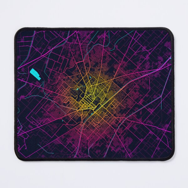 Item preview, Faisalabad City Map of Pakistan - Neon designed and sold by deMAP.