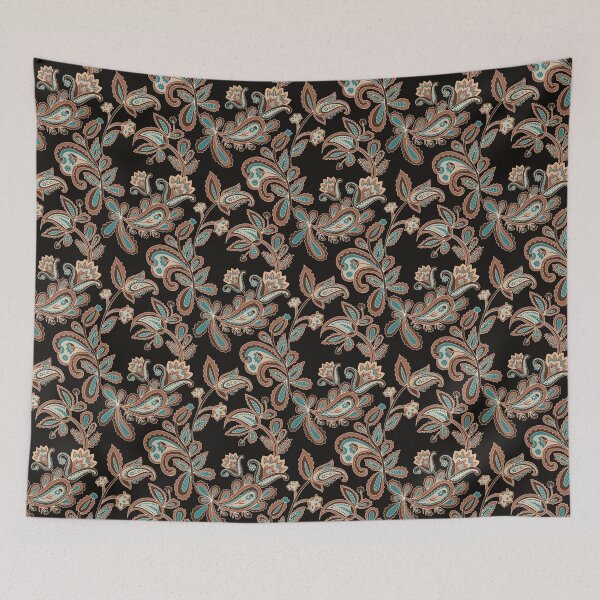 Item preview, Delicate Paisley with turquoise designed and sold by Silviaclara.