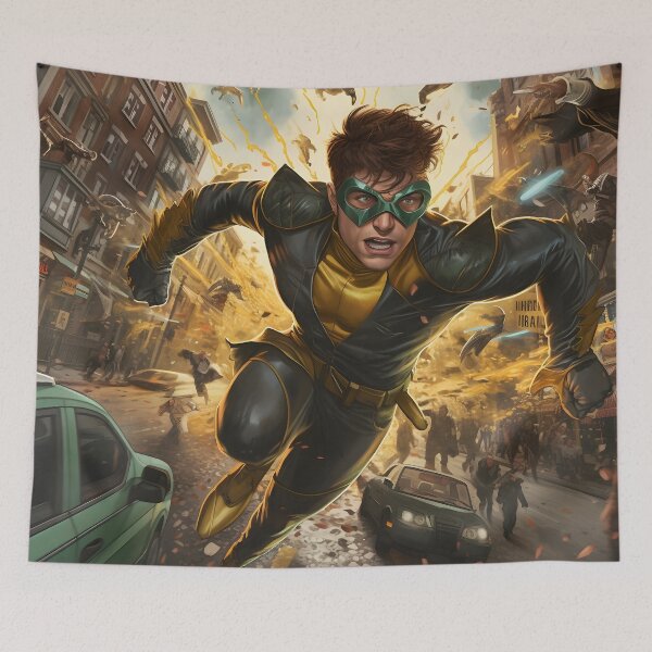 Item preview, Male Superhero Action Shot designed and sold by dcrc.