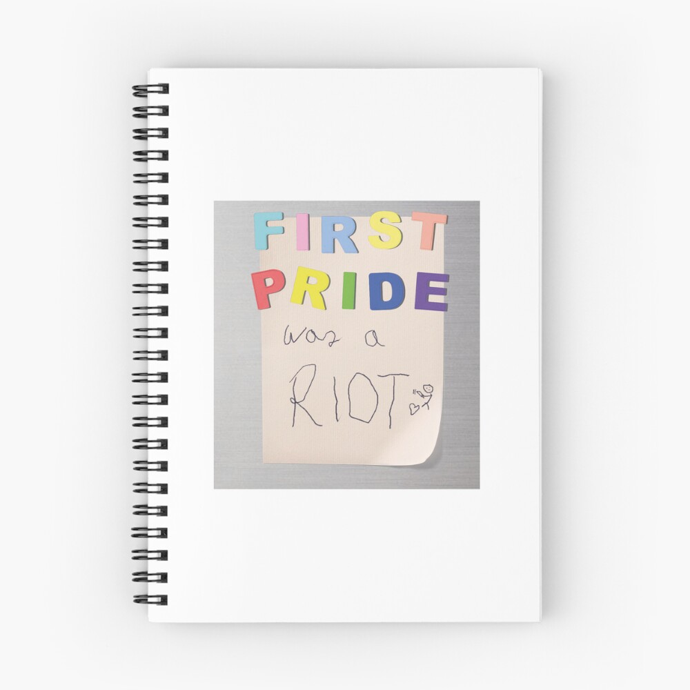 Item preview, Spiral Notebook designed and sold by Riot-Rats.