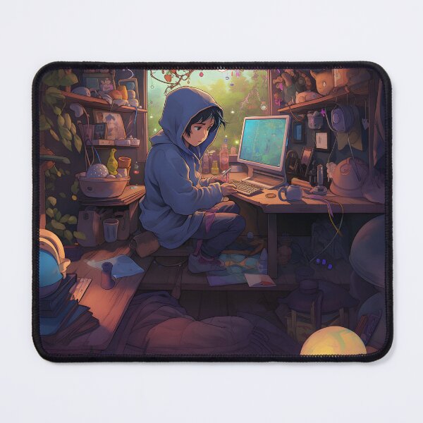 Item preview, Geek illustration lofi style designed and sold by Last-Train.