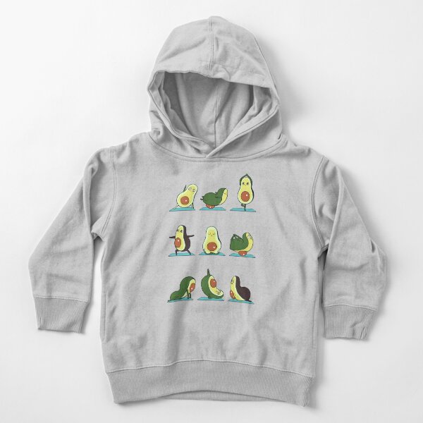 Avocado Yoga Toddler Pullover Hoodie