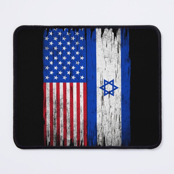 Item preview, Israel Flag American Flag I Stand With Israel designed and sold by JoyceMeme.