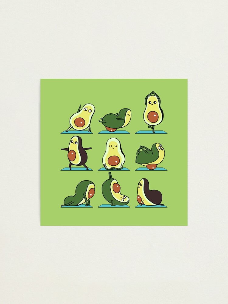 Alternate view of Avocado Yoga Photographic Print
