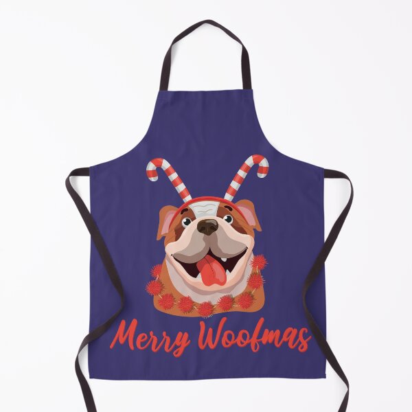 Item preview, Merry Christmas Winter Holiday Happy Dog designed and sold by ArtByKattie.
