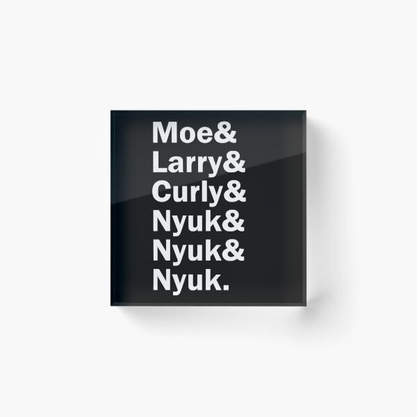 Item preview, Funny Names x Three Stooges (Nyuk Nyuk Nyuk) designed and sold by 3dmuckychris.