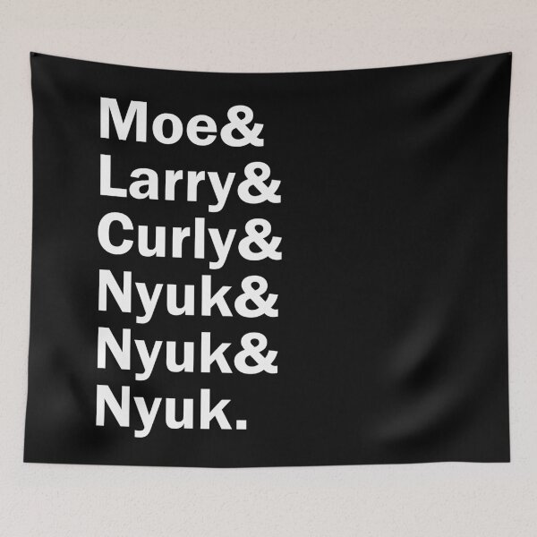 Item preview, Funny Names x Three Stooges (Nyuk Nyuk Nyuk) designed and sold by 3dmuckychris.
